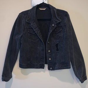 HIGHWAY JEANS Black Denim Jacket